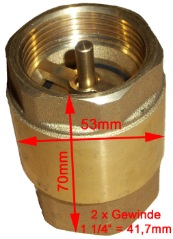 Pumpenstock zum Anschluß von Schwengelpumpe und E-Pumpe