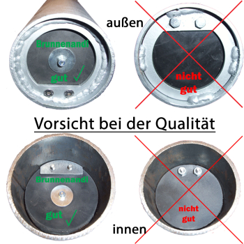 Komplettset - Kiespumpe 108 mm / Holzzange DN 125 / Ersatzdichtung