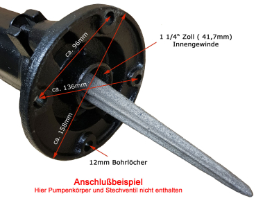 Stechventil für Schwengelpumpe Typ 75