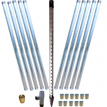 11 m Brunnenbau Set mit Rammfilter