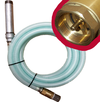 12 m Saugschlauch Set für Schwengelpumpen