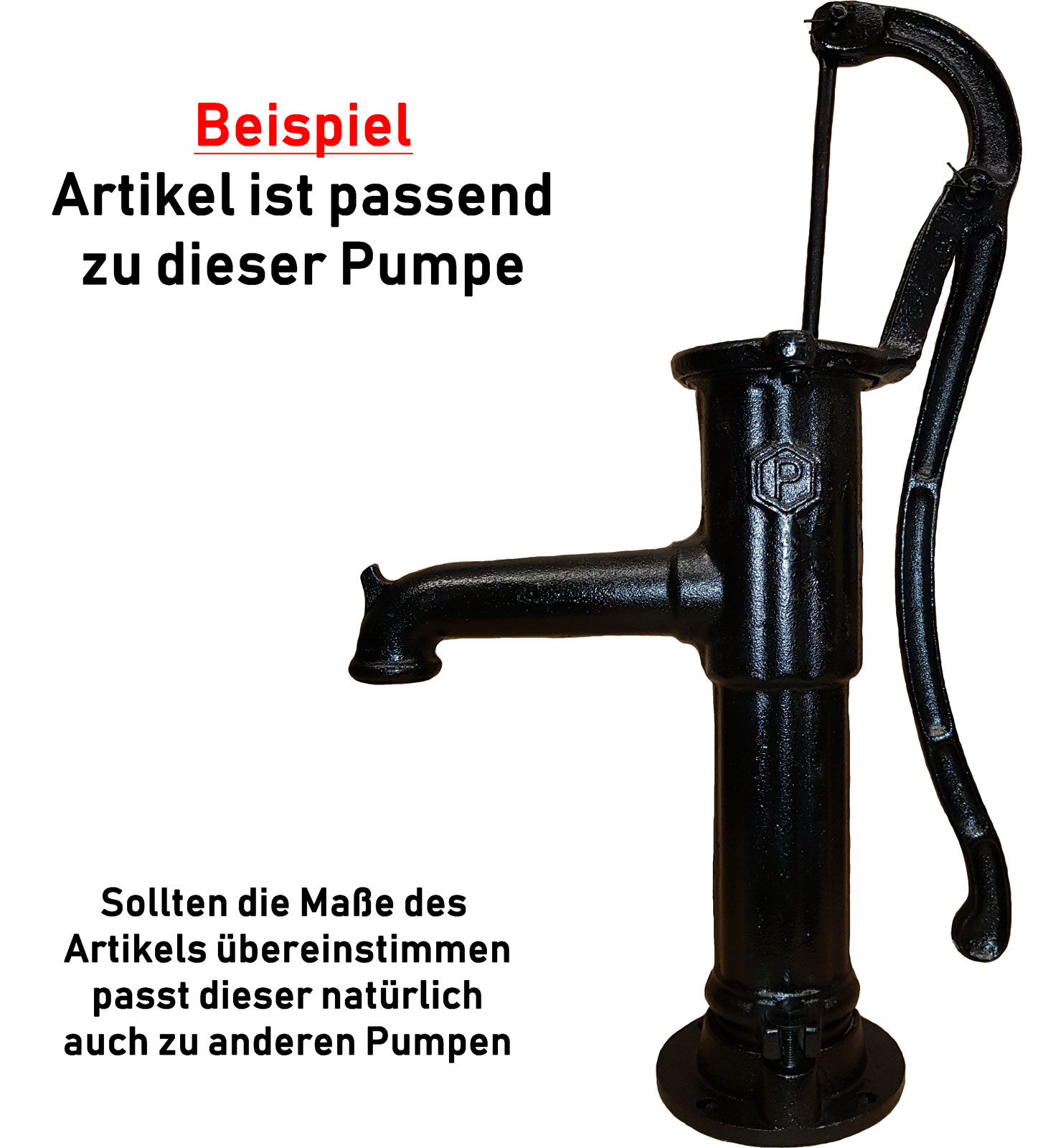 Schwengelhalterung Schwengelpumpe schlicht Typ 75