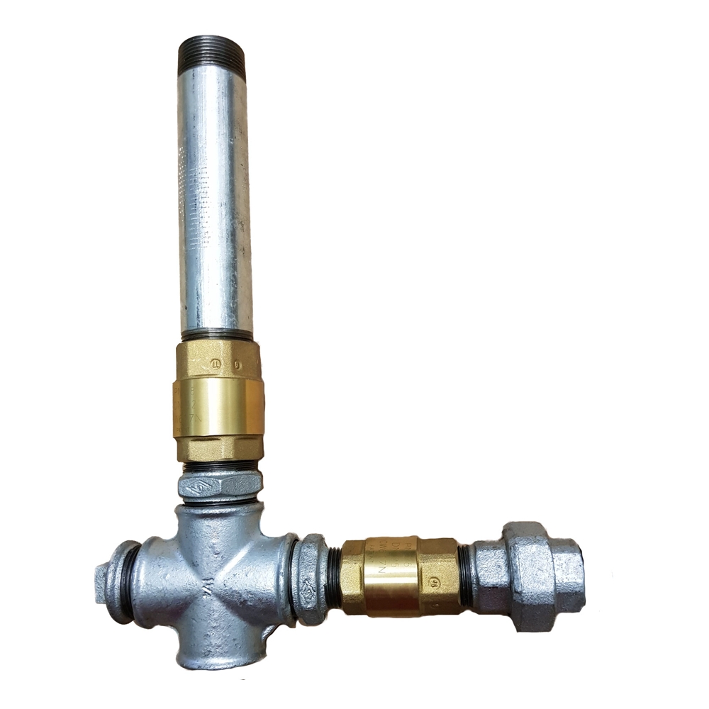 Brunnenbau Pumpenstock für Schwengelpumpe + E-Pumpe I brunnenandi.de
