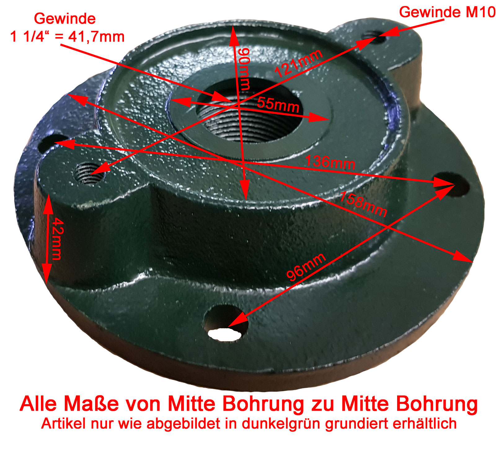 Ersatz Flansch für unsere Schwengelpumpen Typ 75
