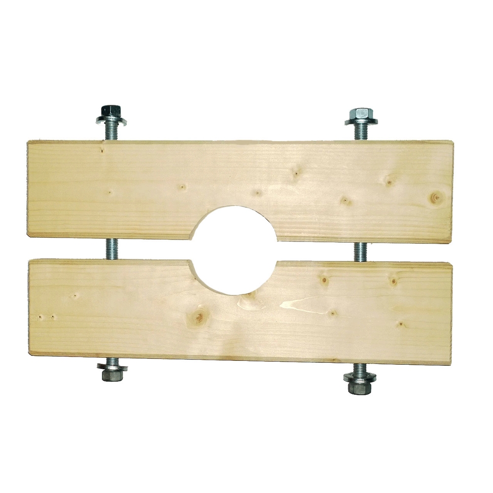 Holzzange Für Brunnenbau - KG/HT DN 150/160 Rohre Mit Gewindebolzen