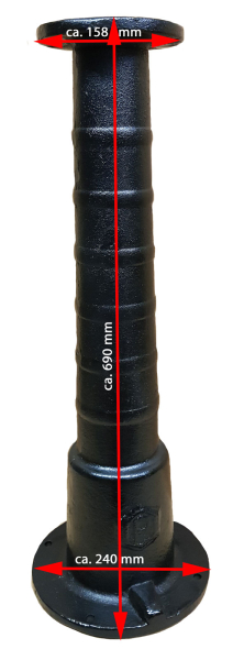 Schwegelpumpen Ständer schlicht Maße