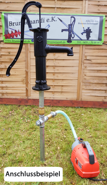 9 m Brunnenbau Set mit Rammfilter und Pumpenstock