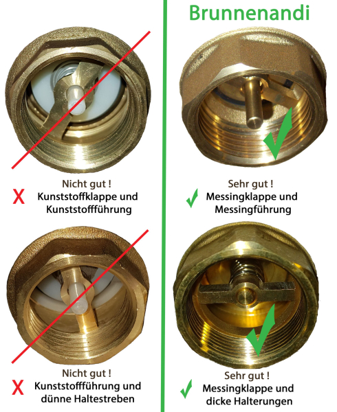 Pumpenstock zum Anschluß von Schwengelpumpe und E-Pumpe