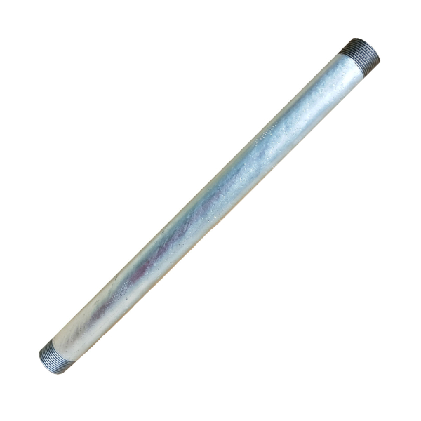 30cm Brunnenbaurohr 1 1/4 Zoll Stahlrohr Rohr Verzinkt