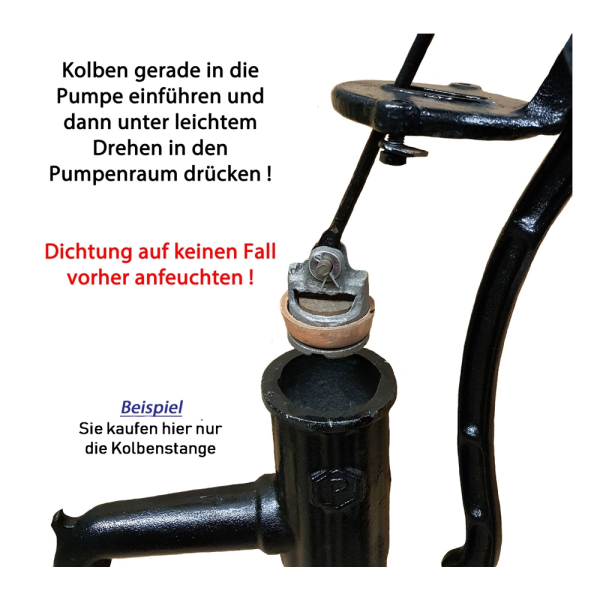 Produktbild von 2x Verzinkte Kolbenstange 36,5 Cm – Passend Für Griffpumpe Typ 75, Blumenpumpen & Co., Langlebiges Ersatzteil Für Die Pumpenwartung