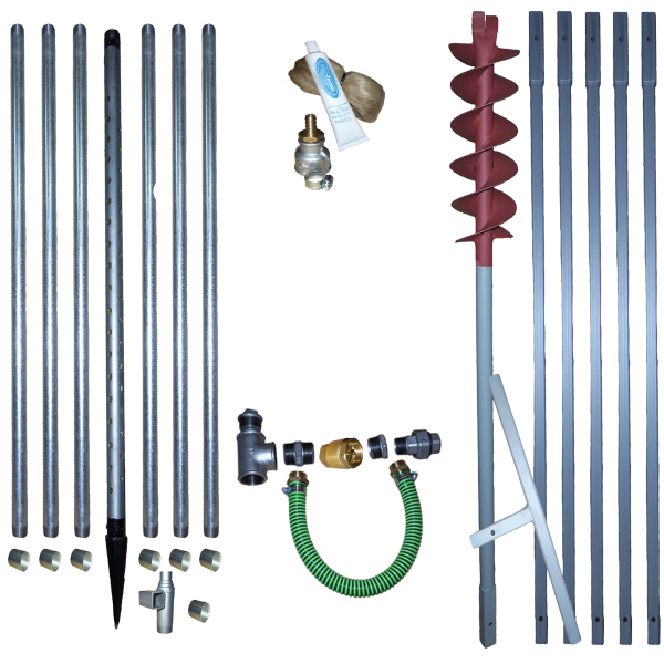 Gesamtset bei Wassertiefe 3-5m für